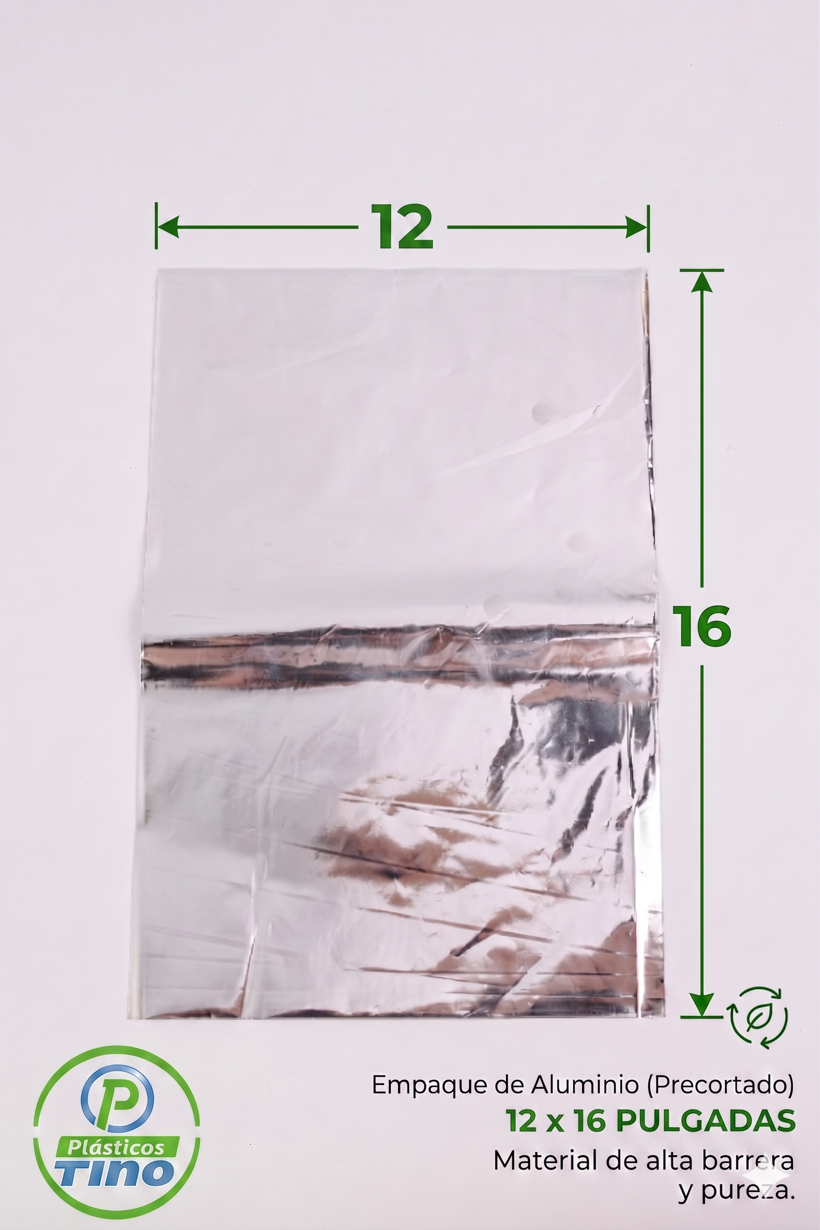12 X 16 ALUMINIO  X 100
