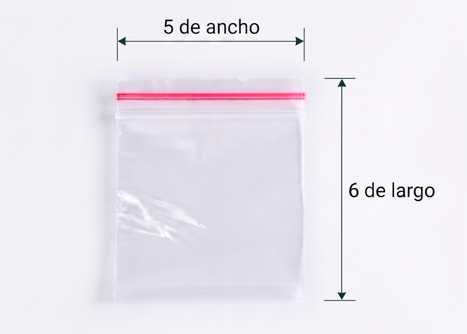 BOLSA CIERRE 5 X 6 cm