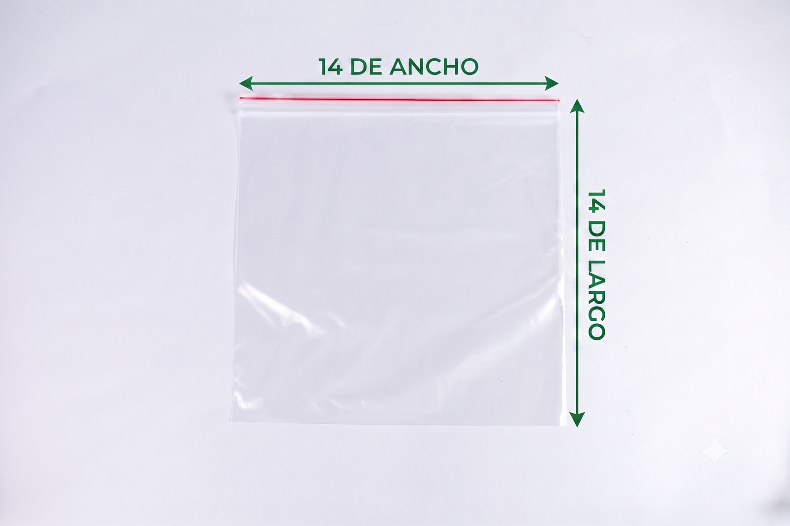 BOLSA CIERRE 14 X 14 cm