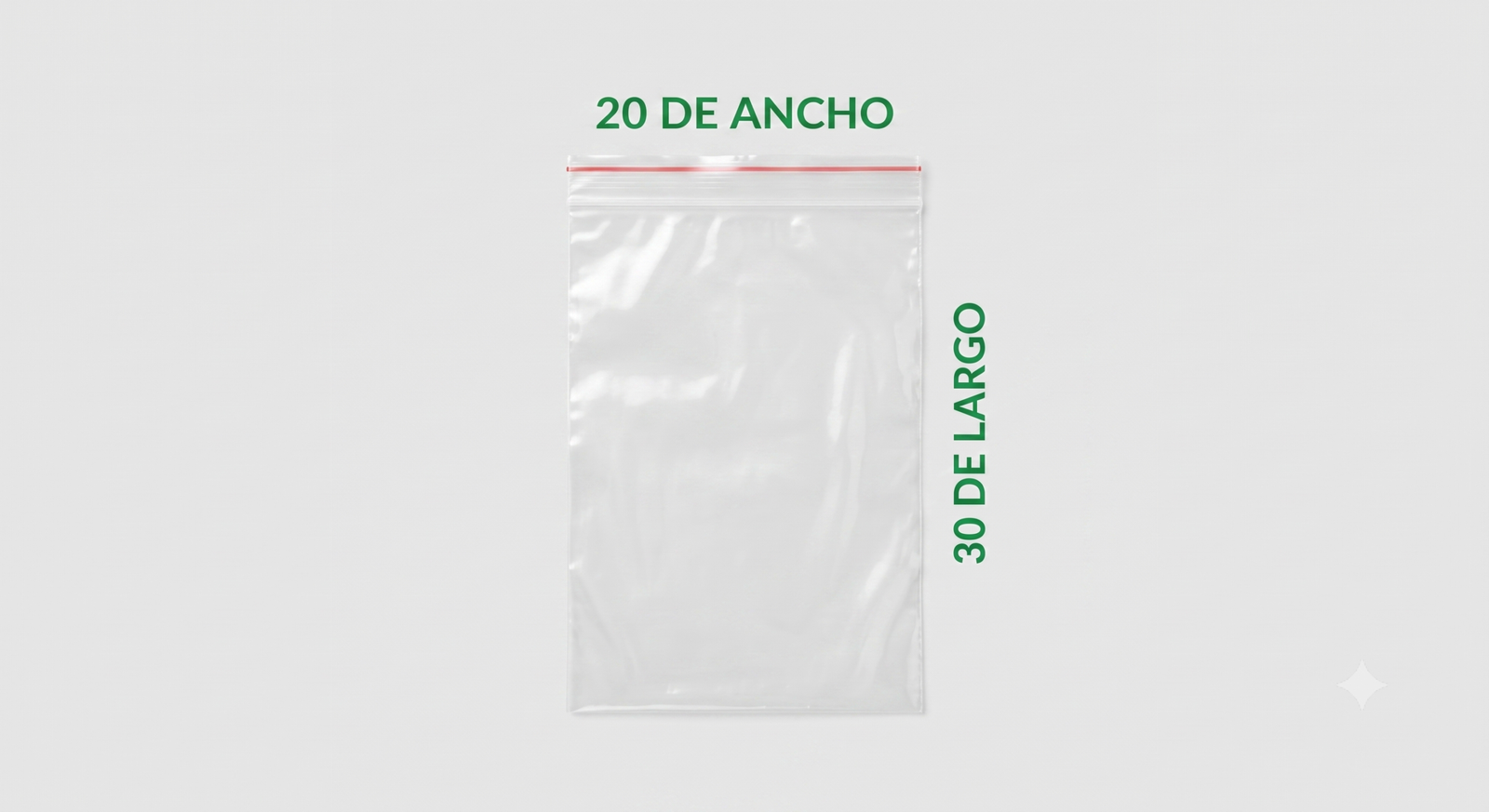 BOLSA CIERRE 20 X 30 cm
