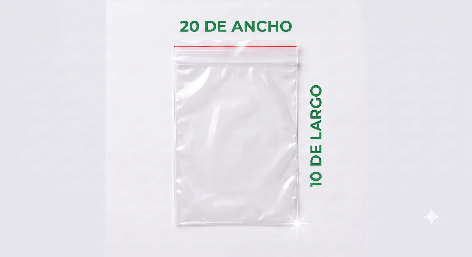 BOLSA CIERRE 20 X 10 cm