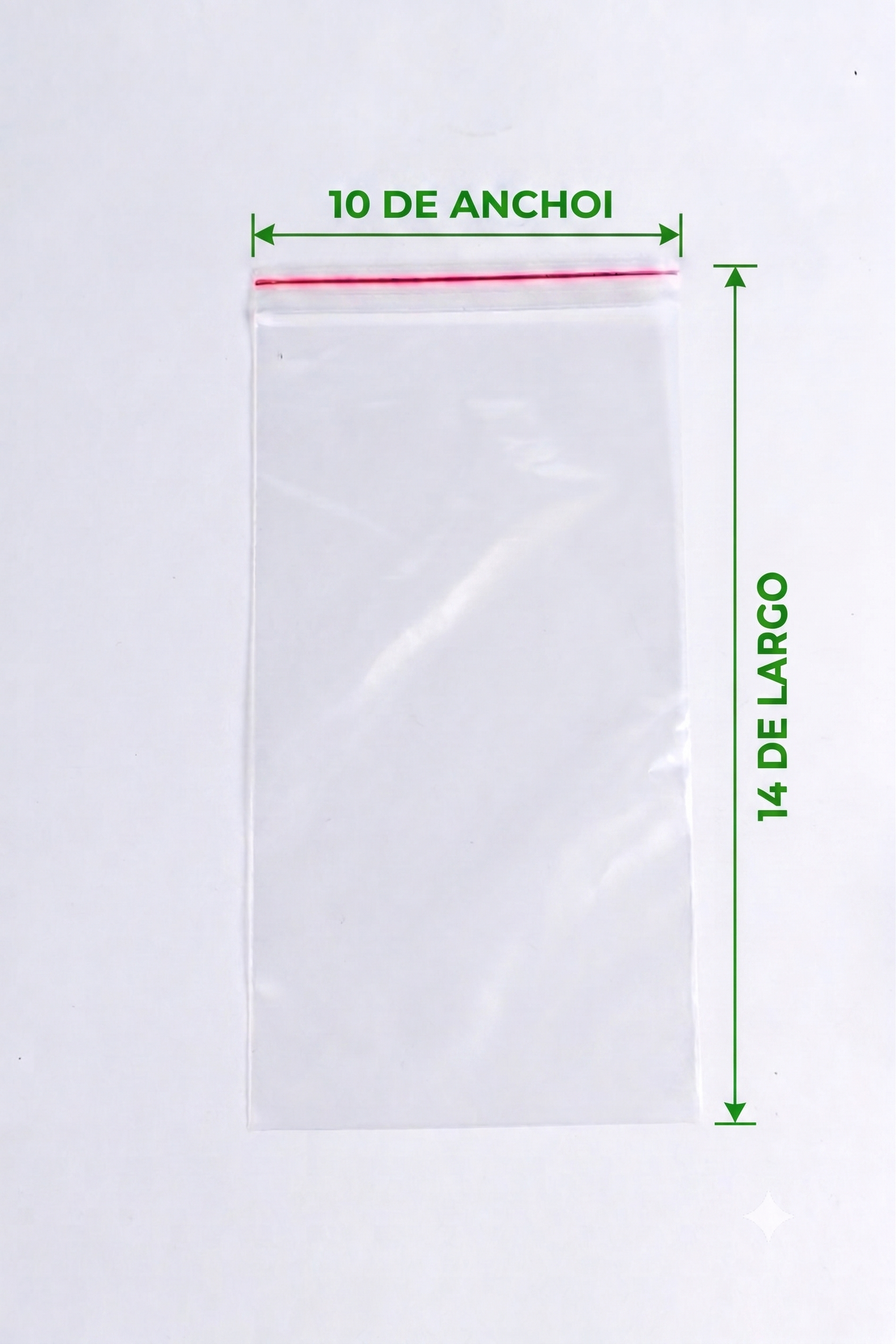 BOLSA CIERRE 10 X 14 cm