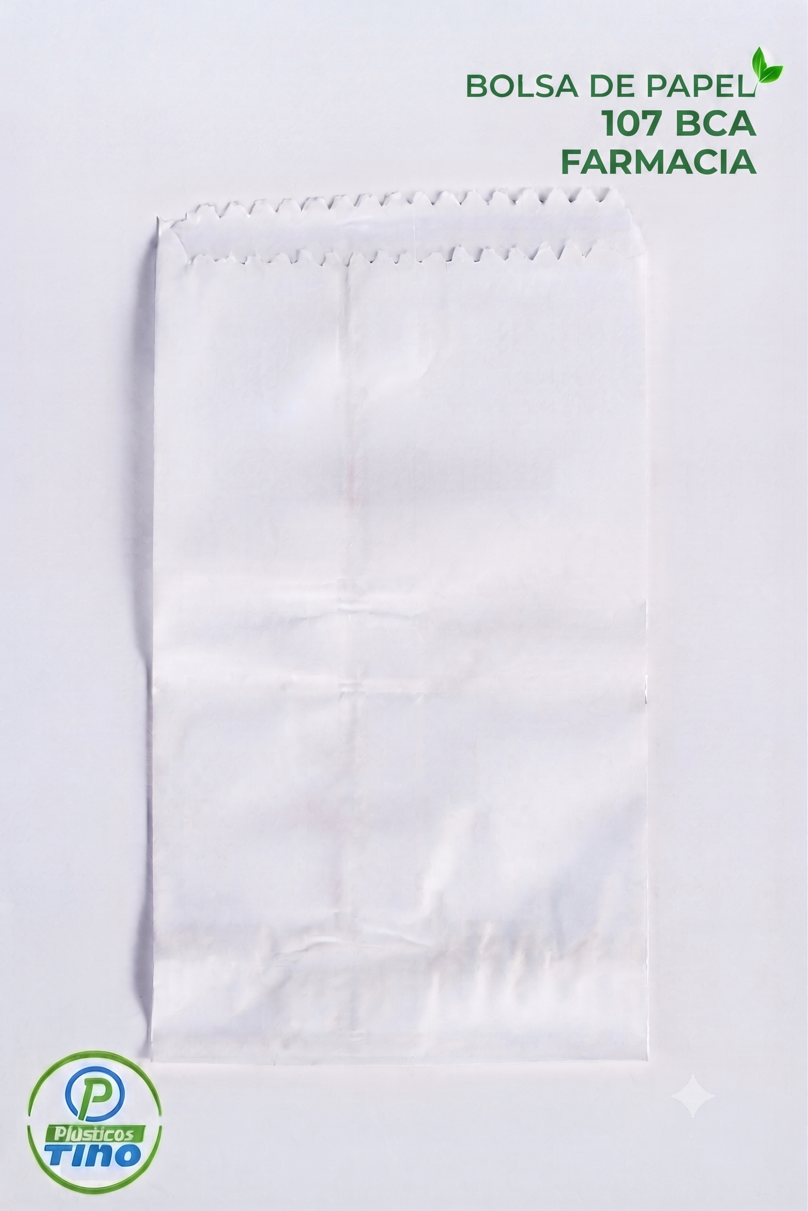 BOLSA DE PAPEL 107 BCA   FARMACIA