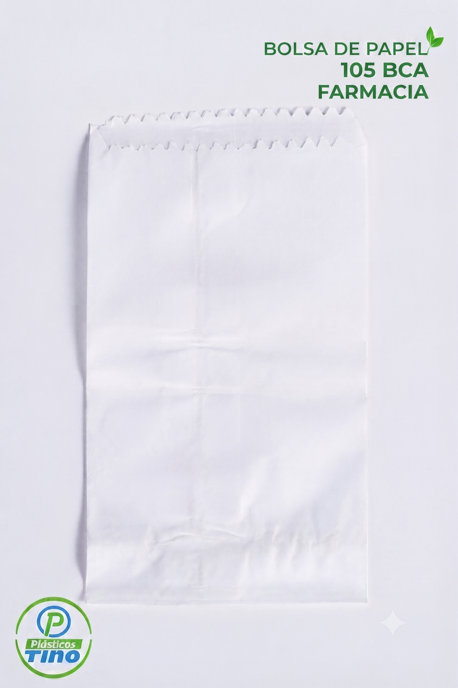 BOLSA DE PAPEL 105 BCA   FARMACIA