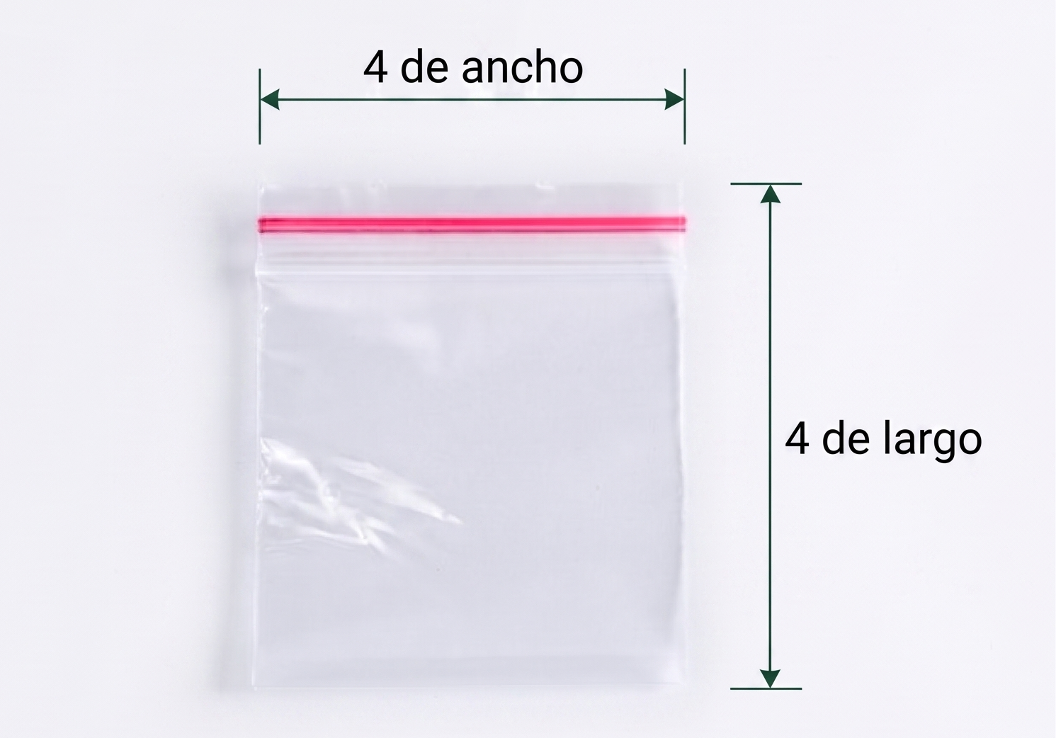 BOLSA CIERRE 4 X 4 cm