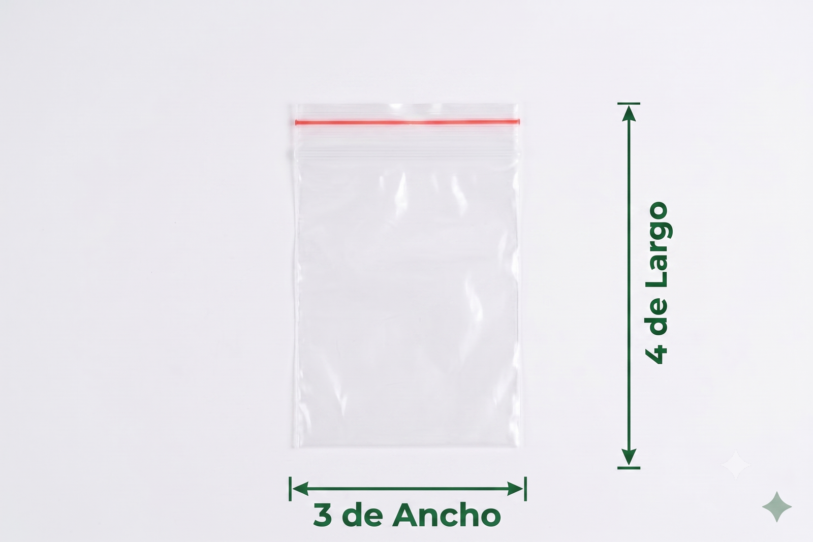 BOLSA CIERRE 3 X 4 cm