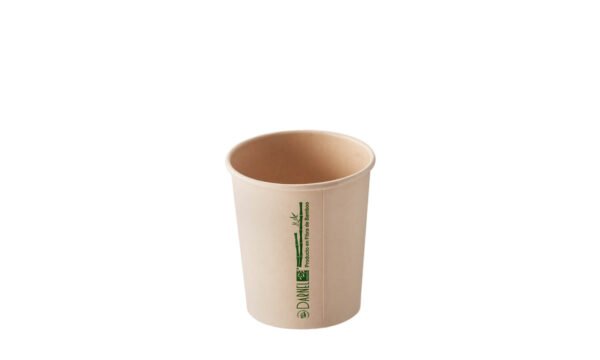 CONTENEDOR 12 OZ CON TAPA X 25 BAMBOO