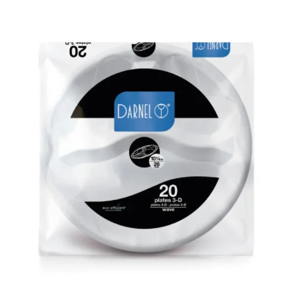 PLATO PANDO 26 CON DIVISION X 20