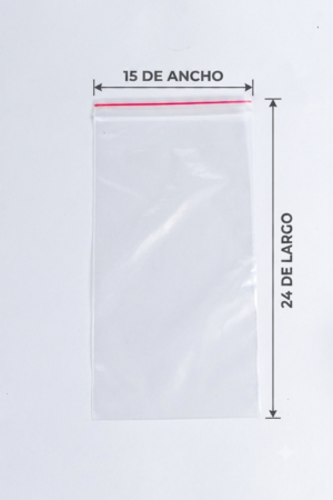 BOLSA CIERRE 15 X 24 cm