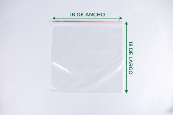 BOLSA CIERRE 18 X 18 cm