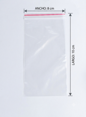BOLSA CIERRE 8 X 10 cm