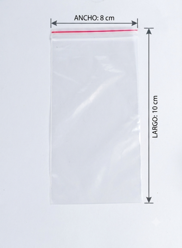 BOLSA CIERRE 8 X 10 cm