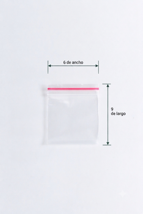 BOLSA CIERRE 6 X 9 cm